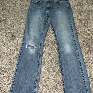 Levi’s 505 Straight Blue Jeans - 8